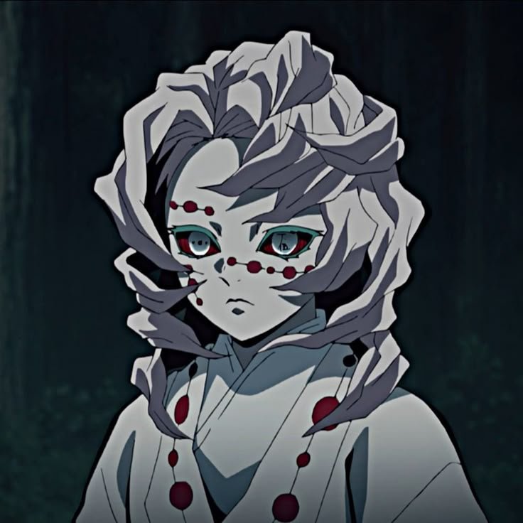Rui Lower Moon 5 who created a fake demon family on Mount Natagumo in Demon Slayer